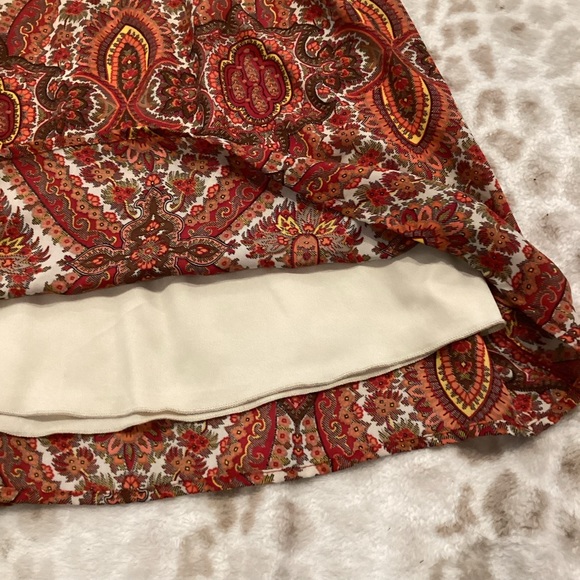 Everly Paisley Print Feminine and Flowy Dress, Size S - Picture 7 of 13